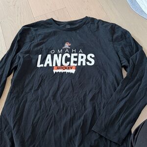 Omaha Lancers Black Long Sleeve Shirt